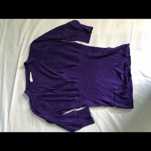 Purple sweater v neck